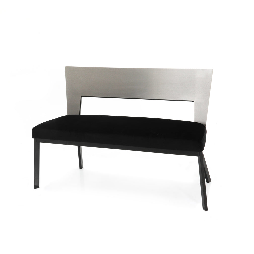 Silver / Black Bench