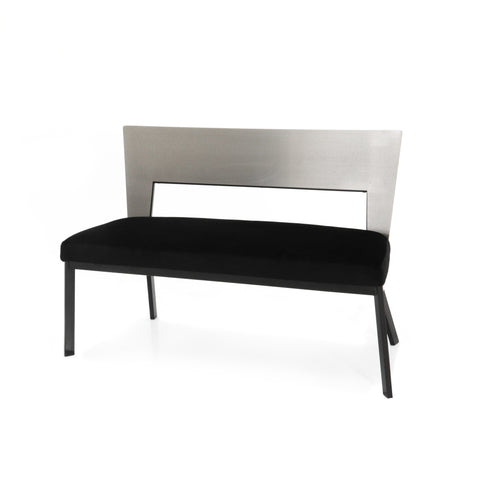 Silver / Black Bench