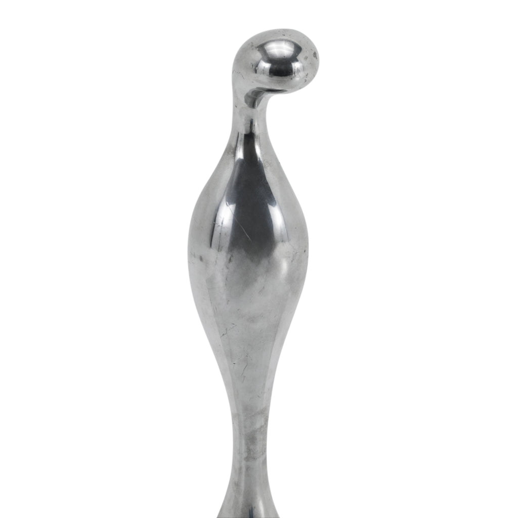 Abstract Chrome Floor Sculptures