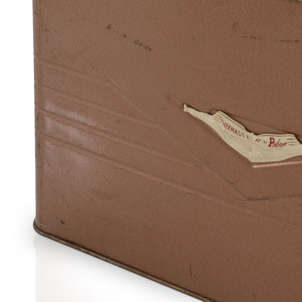 Brown Vintage Metal Cooler