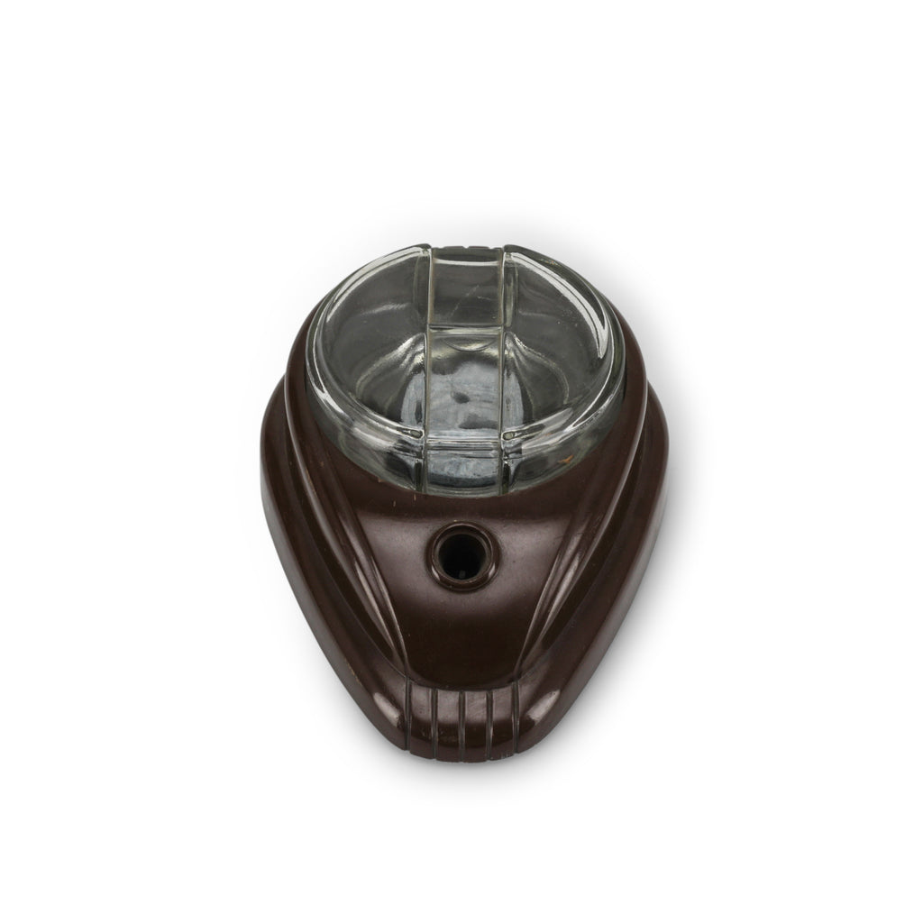 Brown Fountain Pen Holder w/ Inkwell