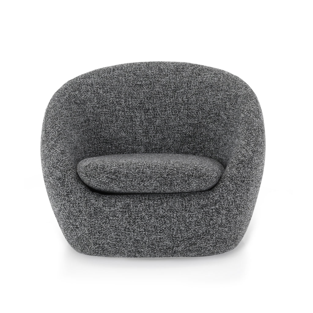 Grey Swivel Club Chair