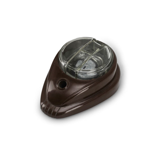 Brown Fountain Pen Holder w/ Inkwell