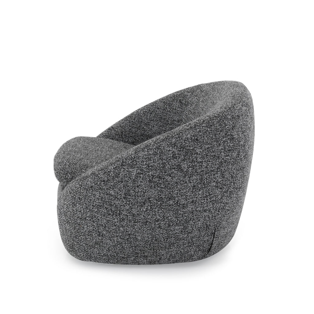 Grey Swivel Club Chair