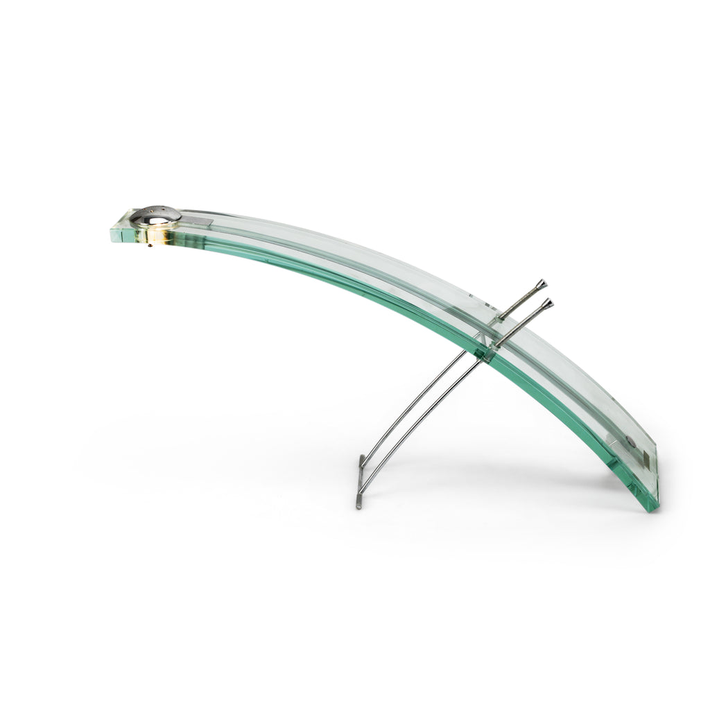Postmodern Curved Glass Table Lamp
