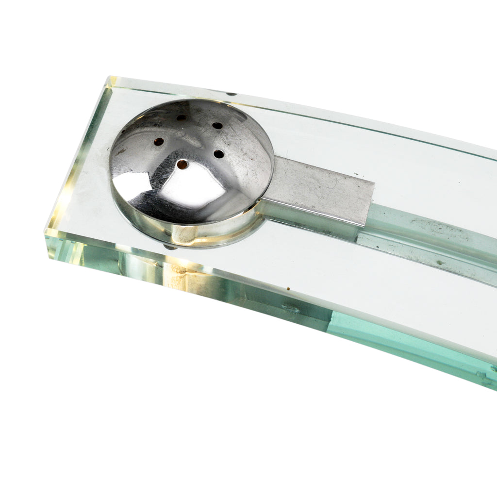 Postmodern Curved Glass Table Lamp