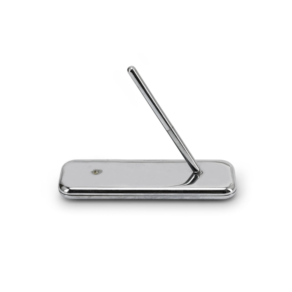 Chrome Pen + Holder