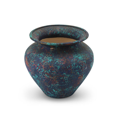 Speckled Blue Vase