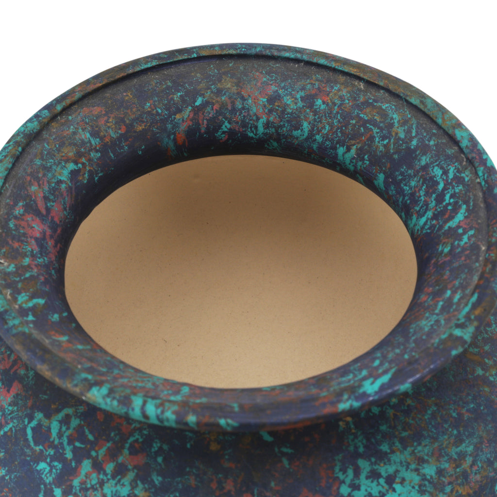 Speckled Blue Vase