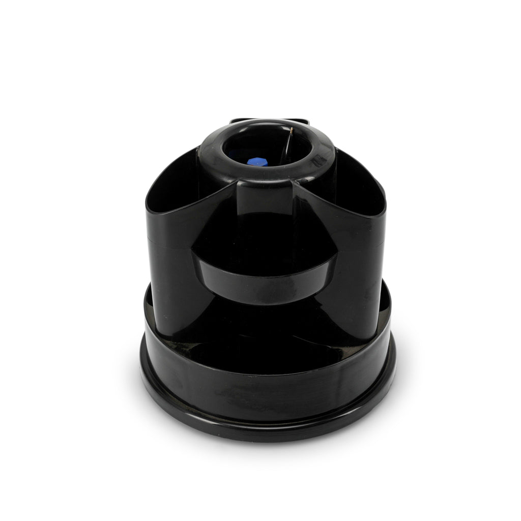 Round Black Desk Organizer