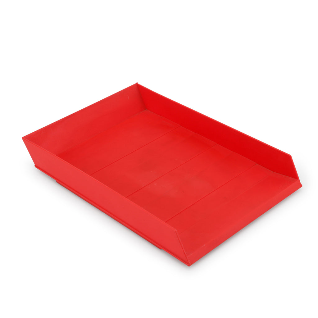 Red Acrylic Desk Tray