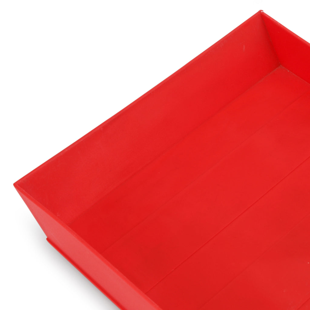 Red Acrylic Desk Tray
