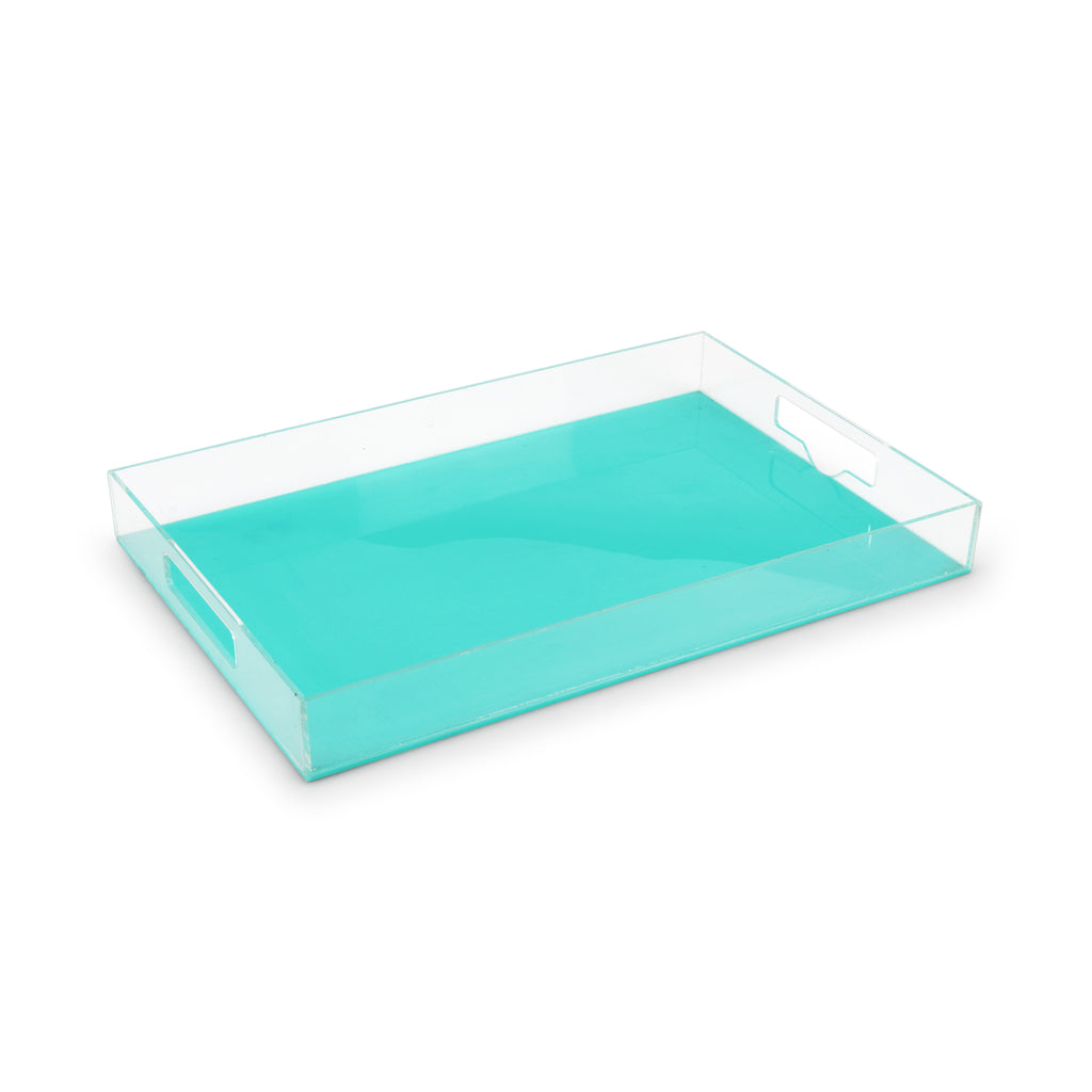 Teal Acrylic Tray