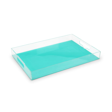 Teal Acrylic Tray
