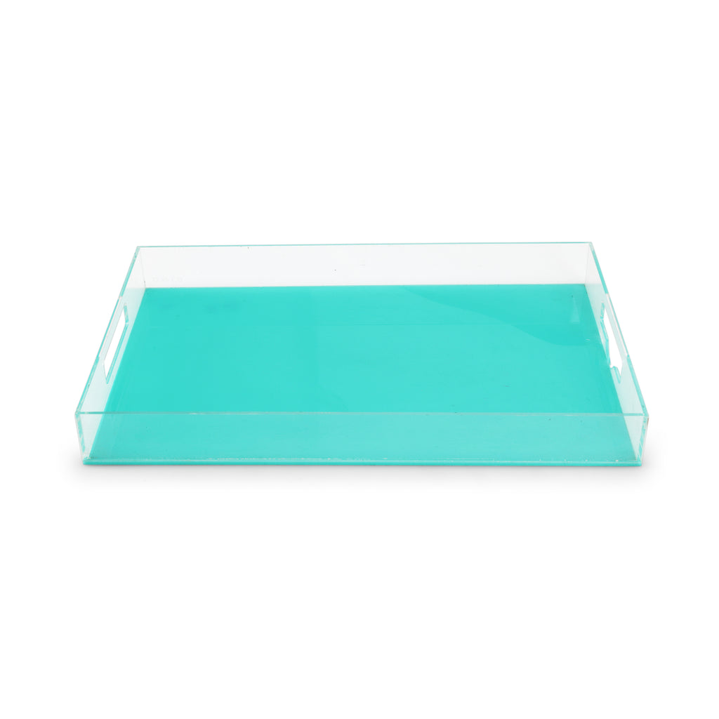 Teal Acrylic Tray