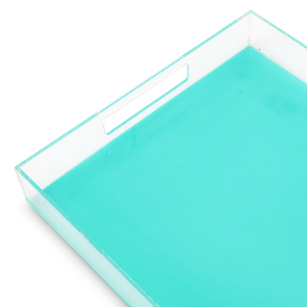 Teal Acrylic Tray