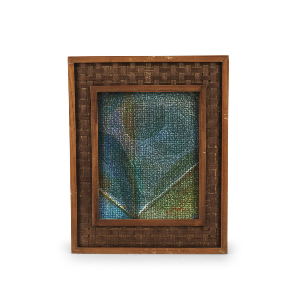 0509 (A+D) Rattan Blue Green A (11" x 14")