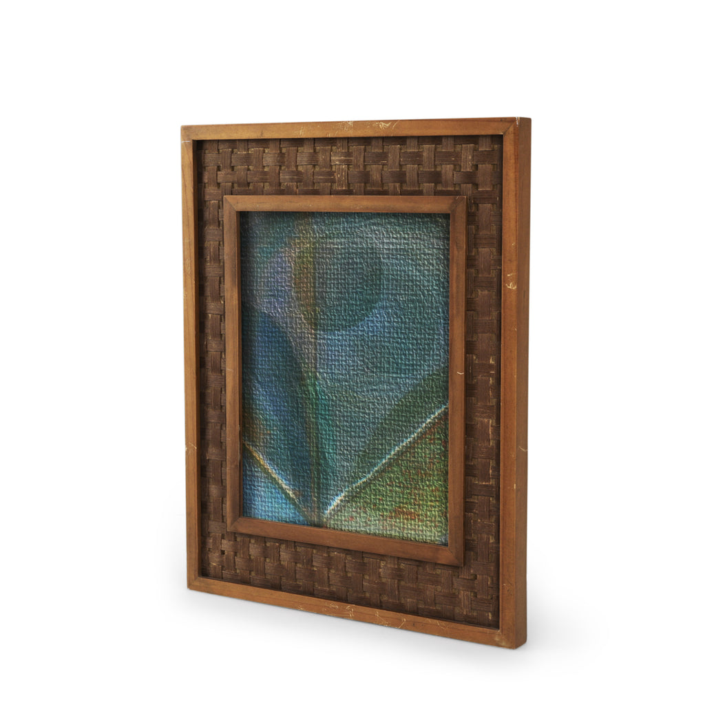 0509 (A+D) Rattan Blue Green A (11" x 14")