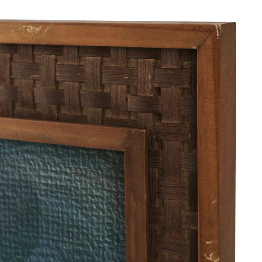 0509 (A+D) Rattan Blue Green A (11" x 14")