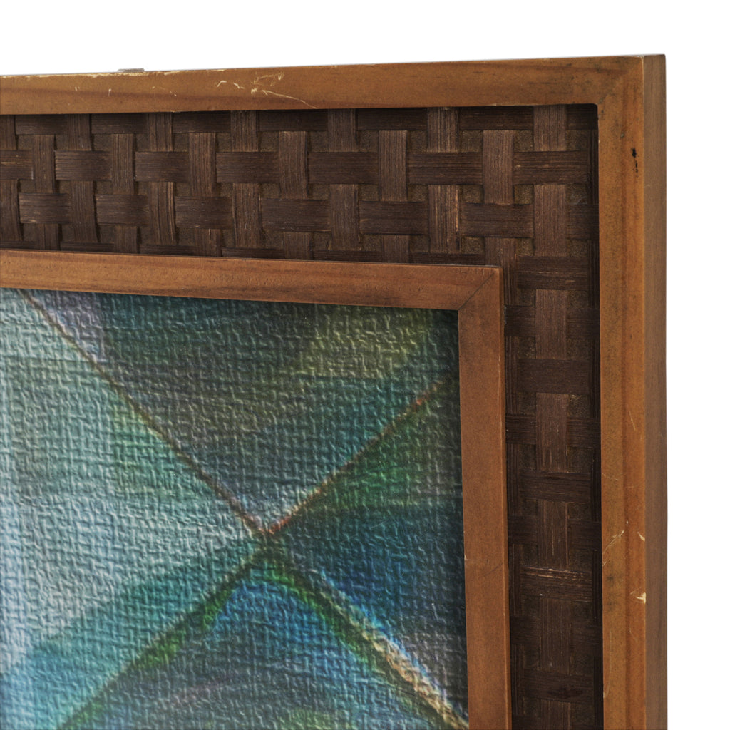 0511 (A+D) Rattan Blue Green C (11" x 14")