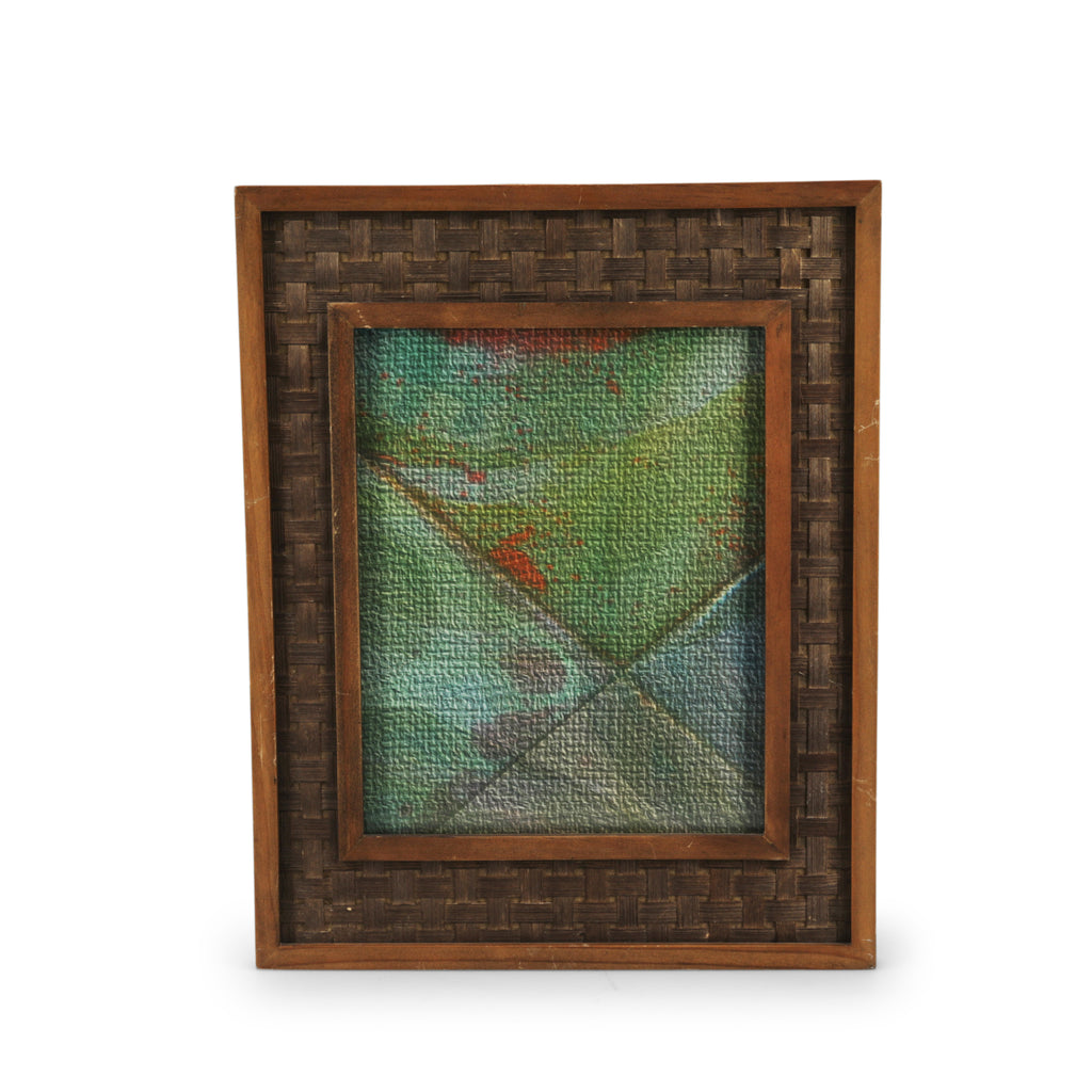 0510 (A+D) Rattan Blue Green B (11" x 14")