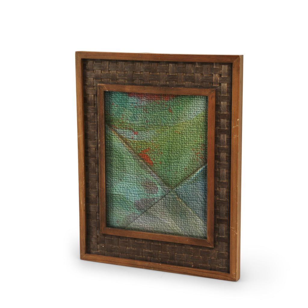 0510 (A+D) Rattan Blue Green B (11" x 14")