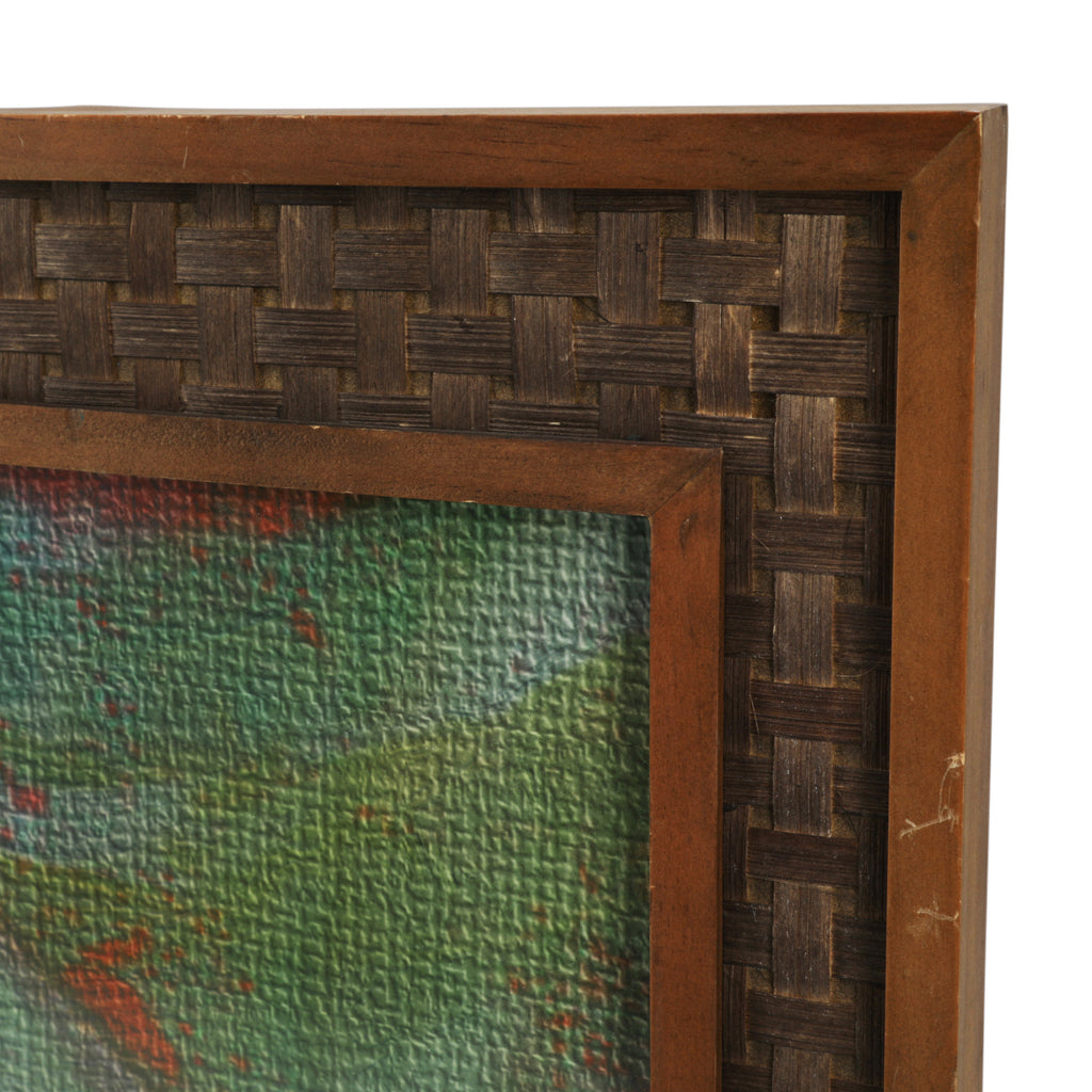 0510 (A+D) Rattan Blue Green B (11" x 14")
