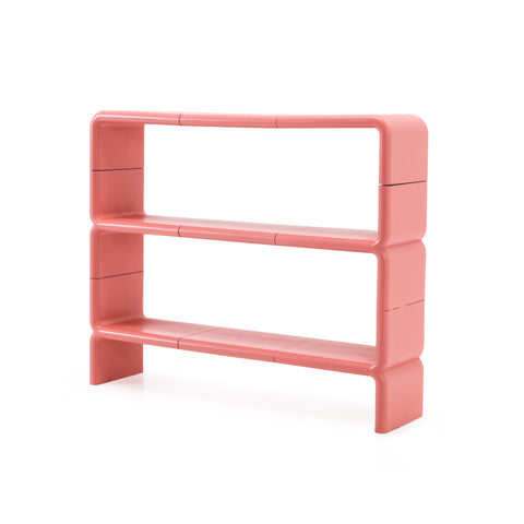 Wide Pink Umbo Bookshelf