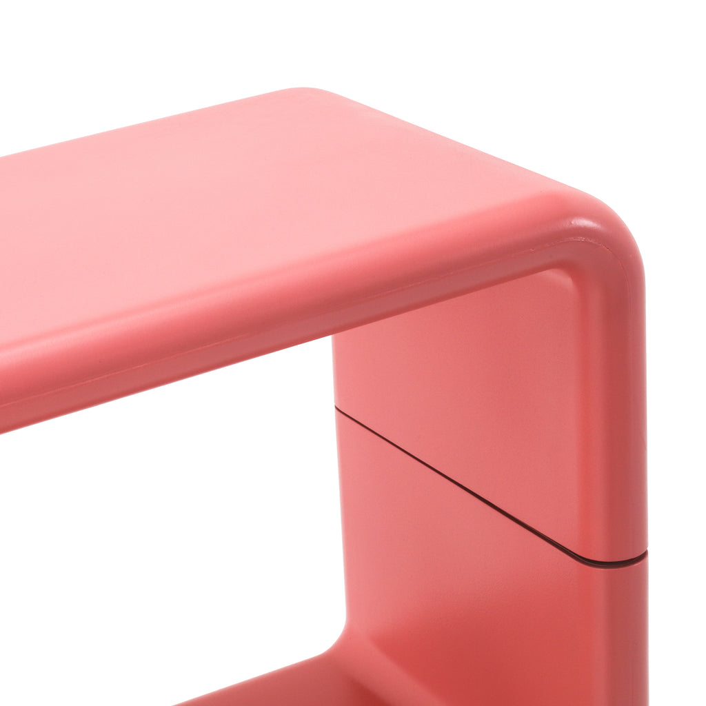 Wide Pink Umbo Bookshelf