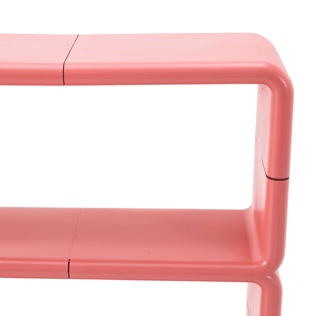 Wide Pink Umbo Bookshelf
