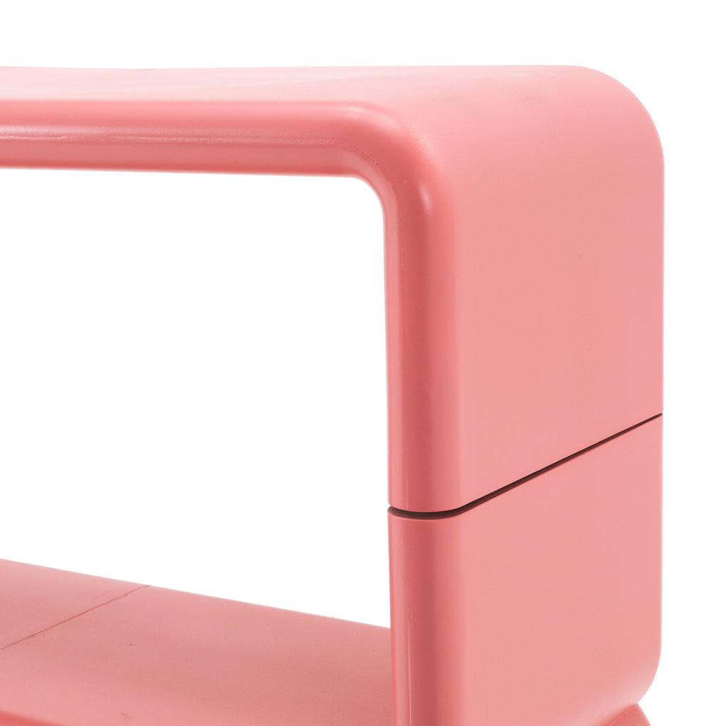 Wide Pink Umbo Bookshelf