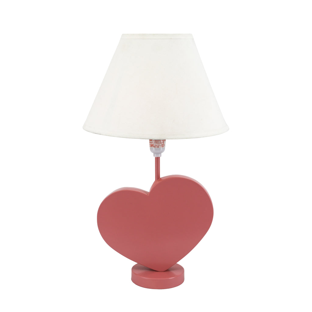 Pink Love Heart Table Lamp