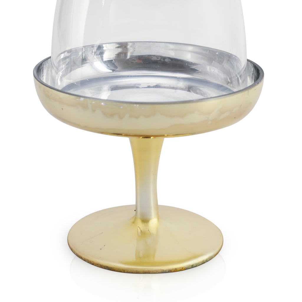 Small Gold Glass Case