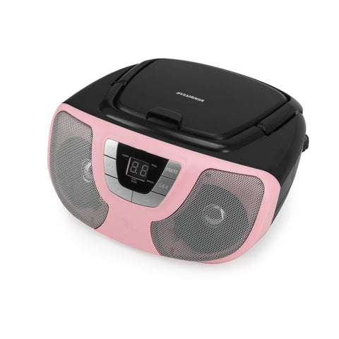 Pink / Black Sylvania Boombox