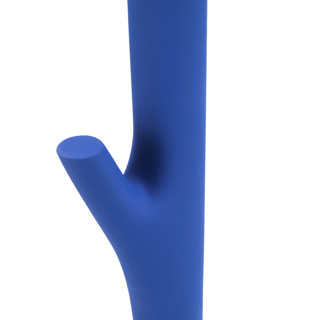 Periwinkle Blue Abstract Candlestick Holder