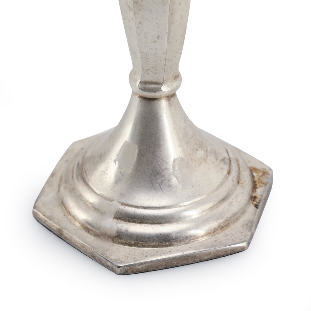 Vintage Silver Candle Holders