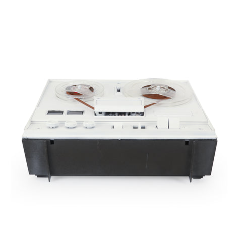 White & Reel To Reel Tape Deck