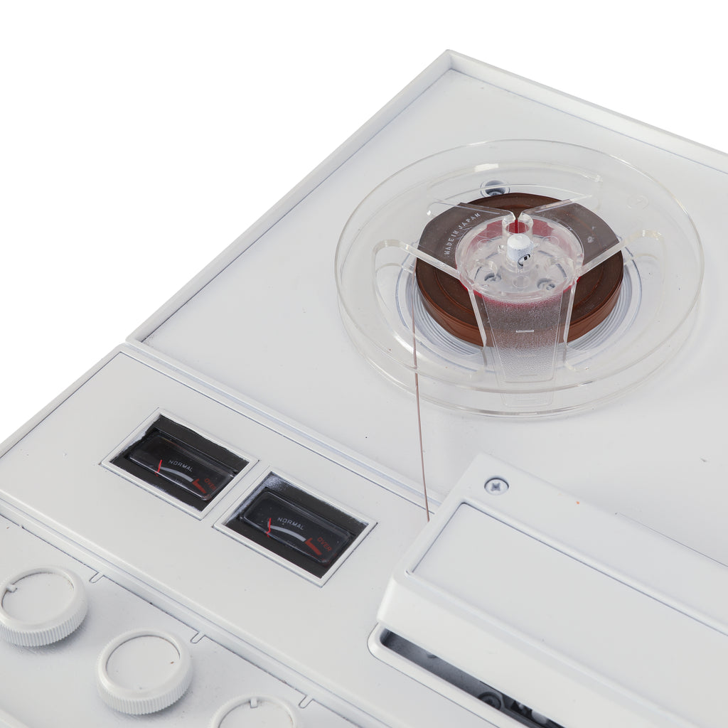 White & Reel To Reel Tape Deck