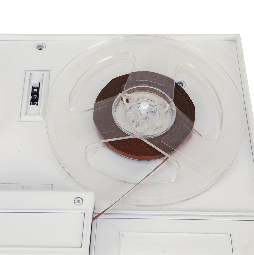 White & Reel To Reel Tape Deck