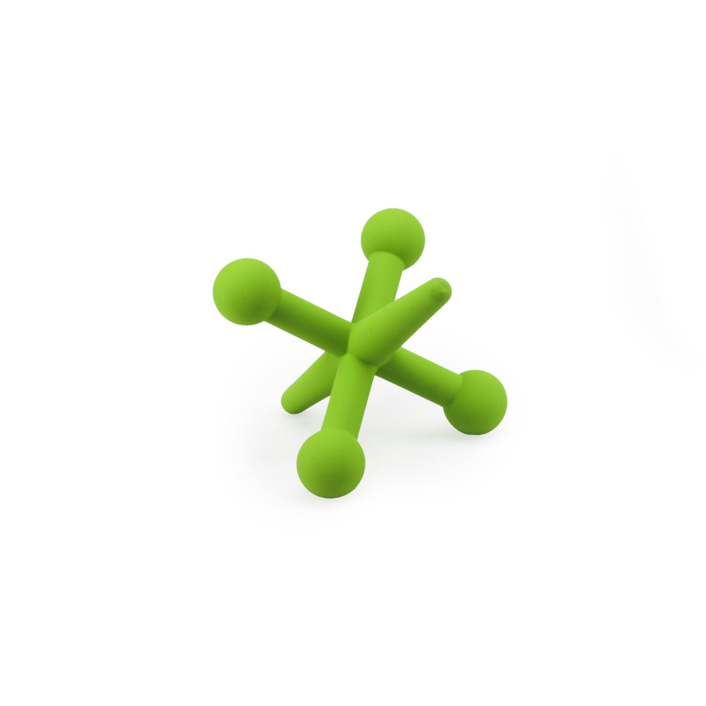 Small Matte Green Jacks Sculpture