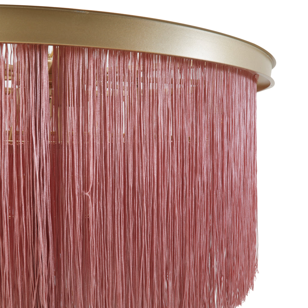 Pink & Gold Chandelier