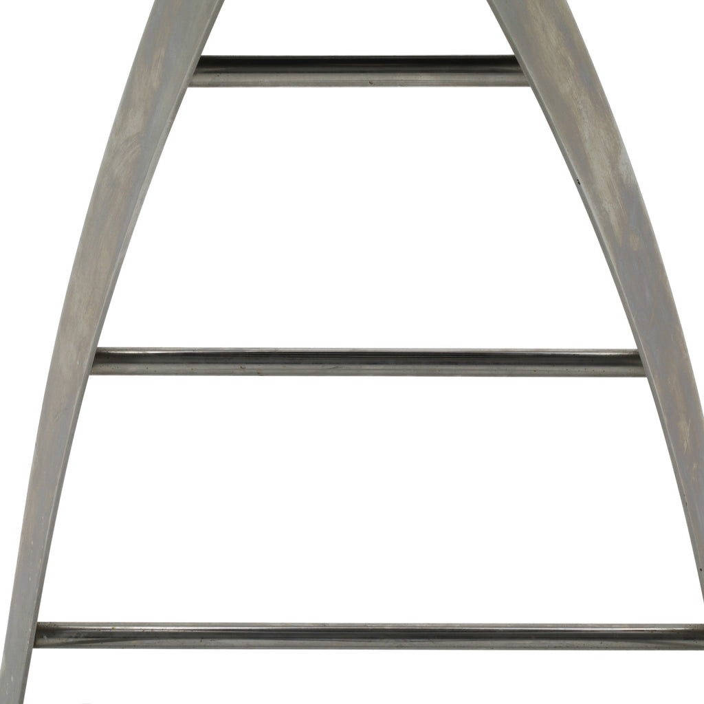 Futuristic Chrome + Glossy Red Strat Bar Stool