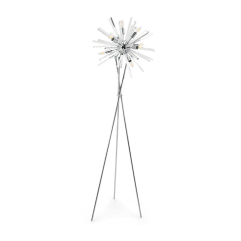 Lucite Starburst Floor Lamp