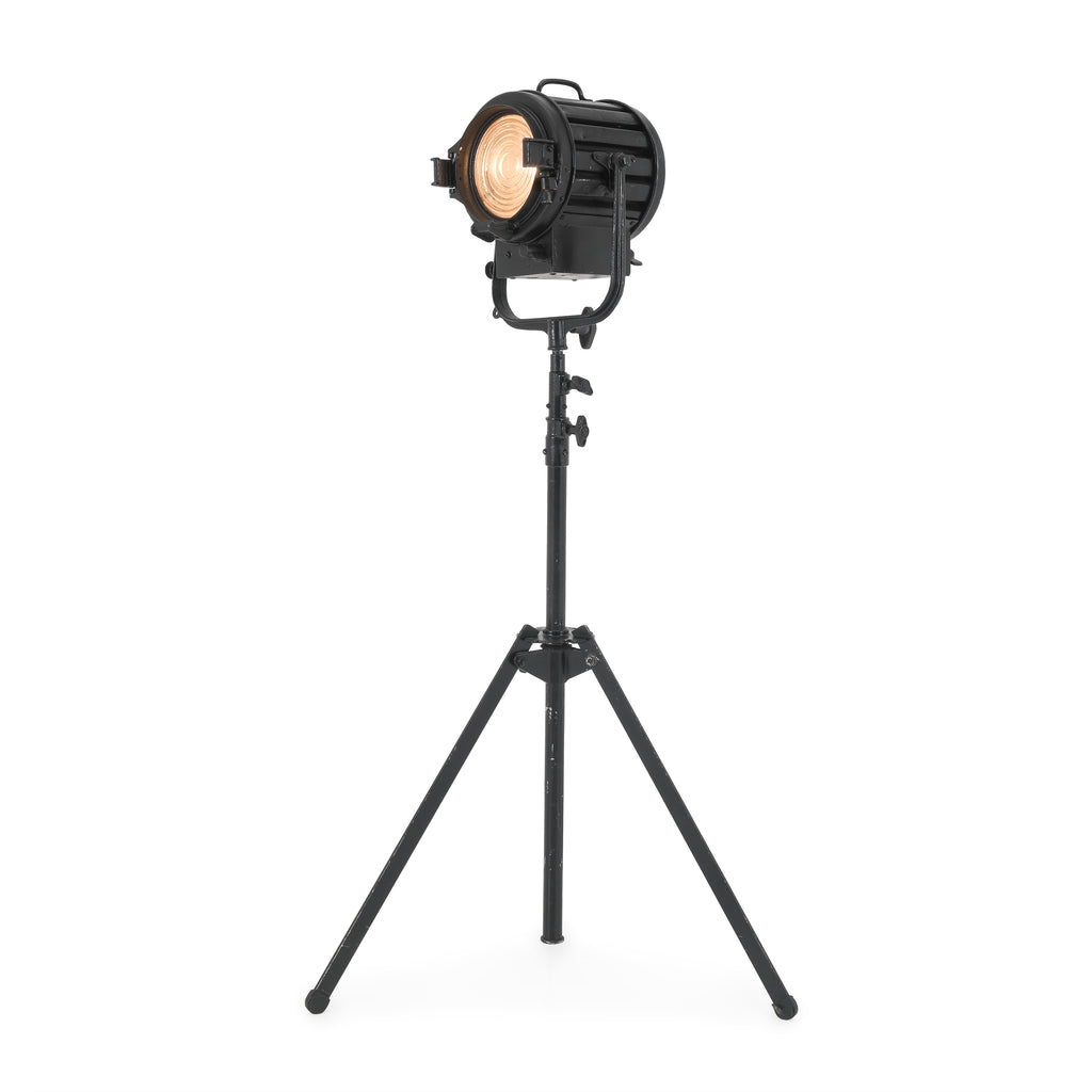 Black Metal Spotlight Floor Lamp