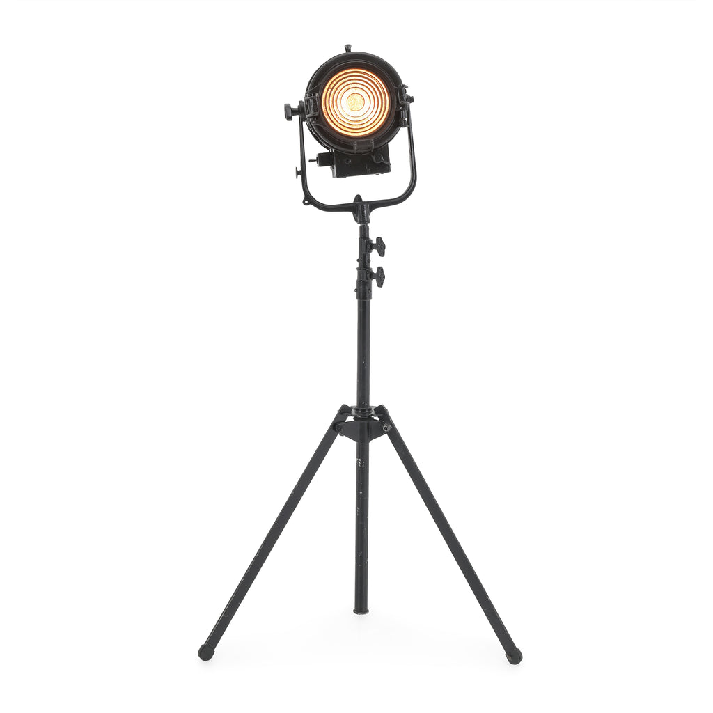 Black Metal Spotlight Floor Lamp