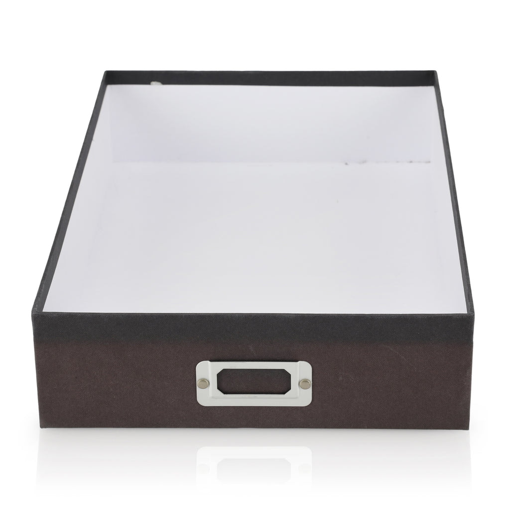 Dark Grey Office Storage Box