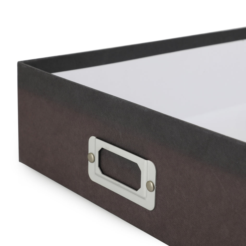 Dark Grey Office Storage Box