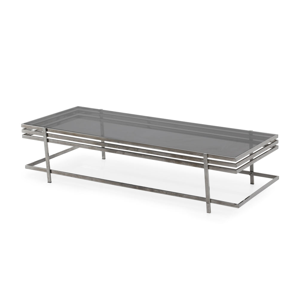 Chrome & Glass Coffee Table