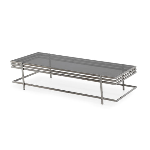 Chrome & Glass Coffee Table