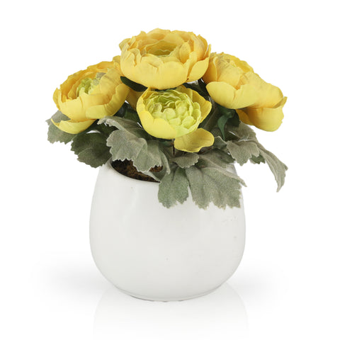 Small Faux Yellow Flowers (A+D)